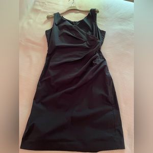 ARMANI Collezioni Navy Dress - with Faux Wrap Size 8